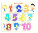 Quasar 123 My First Learning Wooden Slat Consonants Puzzle Toy Assembly Shape Colorful Creative Learning Educational Building Block Smart Girls Boys for Kids +3 Year Puzzle Best Gift Toy - Image 2
