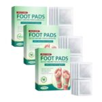 Rapid Mart- Detox Foot Patch with Bamboo Vinegar, Natural Herbal Ingredients, Sleep Aid, Pain Relief, Toxin Removal, Acupoint Micro-Massage, Pack of 3 - Image 2