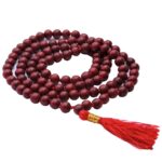 Rosewood Beads Mala | Rosary 8mm Handmade 108+1 Beads Prayer Japa Mala | Unisex Spiritual Wellness Meditation Necklace - Image 2