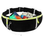 Running Mobile Holder for Men, Waist Bag for Men with 3 Zipper Pockets, Adjustable Running Belt, Water-Resistant Phone Holder for Gym, Jogging, Walking - Image 2