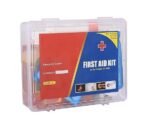 STAR SAI COLLECTION- First Aid Kit Storage Box with Medical Supplies Transparent Plastic Organizer Case for Home, Office, Travel & Emergency Use –Medical Supply Container - Image 2