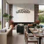 Saifix Islamic Metal Wall Art Fabi Ayyi Ala I Rabbikuma Tukazziban | Arabic Calligraphy Muslim Home Decor | Islamic Wall Hanging (75 * 17 cm) - Image 2