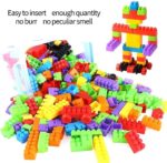 Satsun Plastic Building Blocks for Kids Toy for Kids Puzzle Games for Kids 60 Pcs - Image 2