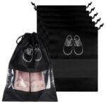 Shoe Bag for Travel Bag for Man & Women Shoe Cover for Storage at Home Gym Reusable Travelling Accessories Organizer Pouch Travel Essentials Footwear Bags for Travelling (Pack of 6) - Image 2