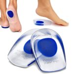 Silicone Gel Heel Pad Pro Insole Cups for Swelling, Pain Relief, Foot Care Support Cushion for Men and Women - 1 Pair - Image 2