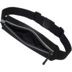 Slim Running Belt Bag for Men & Women, Large Waist Pack Pocket for Phone, Keys & Earbuds, Adjustable Running Waist Belt for Workout, Exercise, Jogging, Cycling, Hiking & Travel (Slim Belt) - Image 2