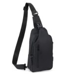 Sling Crossbody Bag for Men Women, Mini Waterproof Backpack Shoulder Daypack Anti-Theft Cross Body Chest Bags With USB Charger Port for Casual Travel Hiking Outdoor Sports - Image 2