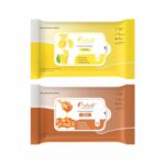Soilsoft Honey Almond Premium Wet Wipes 50 Sheets with Vitamin E Lemon Alcohol Free pH Balanced Soft Moisturising Cleansing Facial Hand Body Skin Care Wet Tissues (Pack of 2) - Image 2