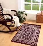 Status Janamaz Prayer Mat with Travel Bag - 42x26 Inch (Maroon) - Image 2
