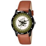 Talgo Analog Round Islamic Muslim Dial Muhammad Design Stylish Strap Classic Design Fancy Wrist Watch for Men and Boys, Pack of 1 - Muhammad-AVO-BLK - Image 2