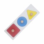 Tantrums Multicolor Educational Geometry Shapes Board with Square Circle Triangle Puzzle for Leaning |Early Childhood (Toddler Shapes) - Image 2