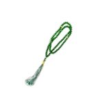 Tasbih Islamic Salat Prayer Tasbeeh Crystal 100 Beads (Green) - Image 2