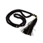 Tasbih/Tasbeeh Islamic Salat Prayer 100 Beads Crystal Black Beads Tasbeeh - Image 2
