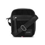 Tommy Hilfiger Unisex Crossbody Bag KYLAN | Soft Corduroy & PU Textured Sling with Internal Zipper Pocket | Compact Travel & Daily Shoulder Bag | Stylish and Trendy crossbody Bag - Image 2
