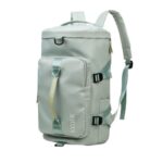 Travel Duffel Bag Backpack for Women Waterproof Sport Carry on Bag with Shoes Compartment Small Weekender Bag for Gym Yoga Swimming Sport Hiking Dance, Medium, Travel Backpacks (Green) - Image 2