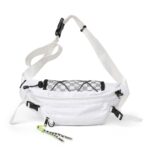 Tressential Waist Bag for Men Women | Cross Body Fanny Pack Sling Bag for Hiking, Travel, Camping, Outdoor Sports, Cycling | Money Belt with Adjustable Strap (White) - Image 2