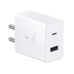 Umake 65W Fast Charger Adapter USB C + USB A Dual Port Super Fast Charging Compatible with Samsung Galaxy S24 Ultra, S23, iPhone 15 Series, OnePlus, mi | 3 Months Warranty - Image 2