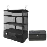 VHG Luggage Organizer Portable Packing Cube Hanging Travel Shelves Storage Bag for Travel Luggage Space Saving - Image 2