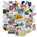 Vinyl 50pcs Demon Aesthetic Fanart Self Adhesive Sticker Pack Water Bottle Travel Case Guitar Luggage Motorbikes (Water Resistant Scratch Resistant Residue-Free Removal) 10 cm - Image 2