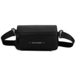 WILDHORN Waist Bag for Men & Women | Water-Resistant Crossbody Fanny Pack with Adjustable Strap, Smooth Zippers & Multi-Compartment Storage for Travel & Daily Use (Black) - Image 2