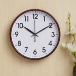 Webelkart Premium Plastic Wall Clock for Home and Office Decor/Office Wall Clocks/Wall Clock for Living Room (Brown) - Wall Watch for Home - Image 2