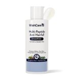 WishCare Multi Peptide Anti Hairfall Shampoo For Frizzy and Dry Hair | Controls Hairfall & Promotes Hair Growth | Peptides, Rice Water, Rosemary & Caffeine | Paraben & Sulphate Free Shampoo For Women & Men | For All Hair Types | 120ml - Image 2