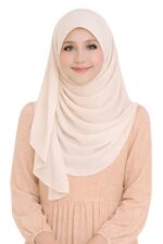 Women's Chiffon Hijab Scarf, Soft Lightweight, Long Shawl Wrap, Modest Islamic Headscarf - Image 2