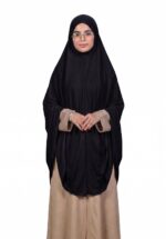 Women's Premium Sarina Crystal Namaz Hijab | Readymade Namazi Scarf & Rumali for Daily Prayer | Soft & Lightweight Islamic Prayer Wear - Image 2