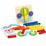 Wooden Creative Pattern Puzzle Board for Kids | Shape Matching & Collage Learning Toy with 100+ Design Combinations | Montessori Educational Brain Development Toy for Boys & Girls Age 3+ Years - Image 2