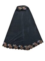 malayasain hijabs Floral Print Scarf, Flowers, Traditional Islamic Head Cover for (2 to 3 years) - Image 2