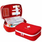 shyam Dealshub First Aid Kit Bag, Red Portable Emergency Medical Storage Case - Image 2