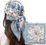 squishy Scarf for Women Stylish, Silk Scarf for Women, Ideal Fashion Accessory for Daily Use, Office and Wedding, Travel - Image 2
