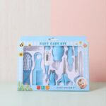 10-in-1 Baby Healthcare & Grooming Kit for Newborns, Infant Care Set with Brush, Comb, Nail Trimmer & Safety Scissors (Multicolour) - Image 2