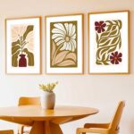 kotart Boho Art Home Decoration Painting | Paintings With Frame For Living Room Bed Room Hotel Wall Decor Digital Reprint Set of 3 (19X25 inch) - Image 6