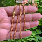Apnisanskriti Chandan Kanthi Mala (Brown Sandalwood Rosary) for Men & Women (Zero Bead Size, 108+1 Beads, Lab Certified) Natural Beads - Pack of 1 - Image 3