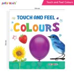 Jolly Kids Touch and Feel Colour Learning Padded Board Book for Babies & Toddlers 0-24 Months | Sensory Development & Early Learning Activity Book | ... Sensory Development Book for Infants) - Image 3
