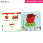 Jolly Kids Touch and Feel Colour Learning Padded Board Book for Babies & Toddlers 0-24 Months | Sensory Development & Early Learning Activity Book | ... Sensory Development Book for Infants) - Image 5