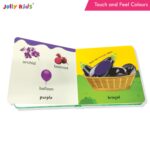 Jolly Kids Touch and Feel Colour Learning Padded Board Book for Babies & Toddlers 0-24 Months | Sensory Development & Early Learning Activity Book | ... Sensory Development Book for Infants) - Image 7