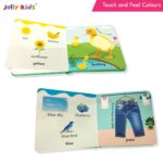 Jolly Kids Touch and Feel Colour Learning Padded Board Book for Babies & Toddlers 0-24 Months | Sensory Development & Early Learning Activity Book | ... Sensory Development Book for Infants) - Image 9