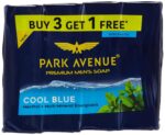 Park Avenue Premium Men's Soap, Cool Blue with Menthol & Multi-Mineral Energizers, Citrus, 125 g, Pack of 4 - Image 3