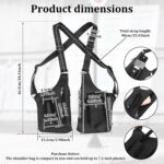 NIHUIFDPY Dual Underarm Shoulder Bag, Anti-Theft Hidden Holster Harness for Men & Women, Waterproof PU Leather Concealed Wallet Pouch with Adjustable Strap, Fits 7.1" Phone for Travel & Commuting - Image 4
