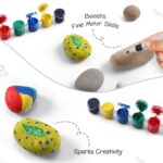 Intelliskills DIY Rockin' Art Set for Kids 6+ Years– 5 Rocks,1 Marker & Brush, Paint kit, Rock Art & Craft Painting Kit, Creative Activity Kit,Boosts Focus & Hand Control, Birthday Gift, BIS Certified - Image 5