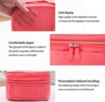 Waterproof Travel Shoe Storage Bag Holds 3 Pair of Shoes Folding Footwear Slipper Organizer Pouch Shoe Slipper Footwear Pouch for Men and Women with Shoe Cleaning Brush - Image 3
