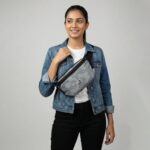 COUNSELOR Waist Pack for Men & Women with Adjustable Strap, Zipper Pocket, Polyester Crossbody Bag, 1.44L Compact Lightweight Bag for Travel, Outdoor Activities, Everyday Essentials Zuro (Grey) - Image 7