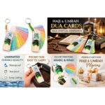 Premium7 piece Combo Hajj and Umrah Kit for MEN with waist Belt Bag, Prayer Mat, Shoe Bag, Wuzu Spray Bottle, Finger Counter, Dua Cards and Halal Soap - Image 5