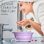 Ice Face Bowl, Purple | Foldable, Reusable, Cold Therapy, Portable, For Skin Care - Image 6