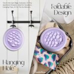Ice Face Bowl, Purple | Foldable, Reusable, Cold Therapy, Portable, For Skin Care - Image 8