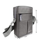amazon basics Sling Bag/Crossbody Bag with Adjustable Strap for Daily and Travel Use, Durable, Water-Resistant, Travel-Friendly (Unisex, Silver) - Image 10