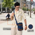 Nasher Miles Sling Bag | Crossbody Bag | One Shoulder Bag| Multipurpose Travel Bag | Ideal for Daily Use, Office, Travel, Hiking - Image 3
