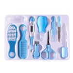 10-in-1 Baby Healthcare & Grooming Kit for Newborns, Infant Care Set with Brush, Comb, Nail Trimmer & Safety Scissors (Multicolour) - Image 4